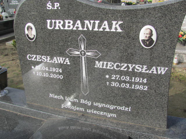 Grób Mieczysław Urbaniak