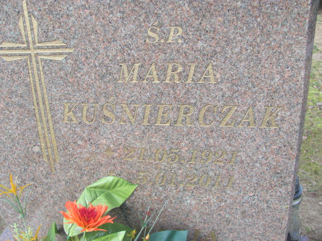 Maria Kuśmierczak 1921 Sławno Gmina - Grobonet - Wyszukiwarka osób pochowanych