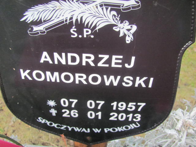 Grób Andrzej Komorowski