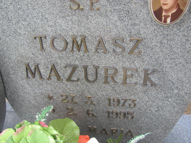 Grób Tomasz Mazurek