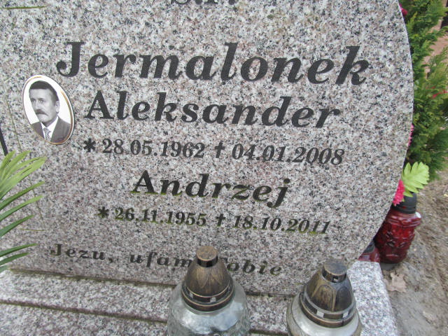 Aleksander Jermalonek 1962 Sławno Gmina - Grobonet - Wyszukiwarka osób pochowanych