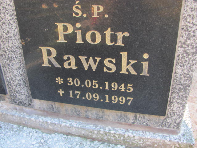 Piotr Rawski 1945 Sławno Gmina - Grobonet - Wyszukiwarka osób pochowanych