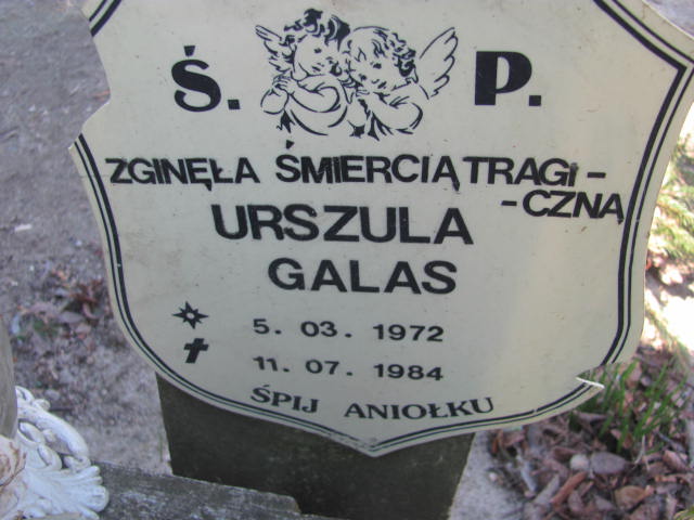 Urszula Galas 1972 Sławno Gmina - Grobonet - Wyszukiwarka osób pochowanych