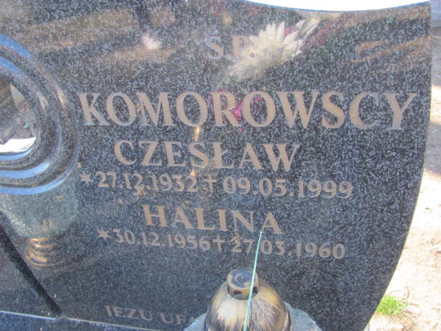 Grób Halina Komorowska
