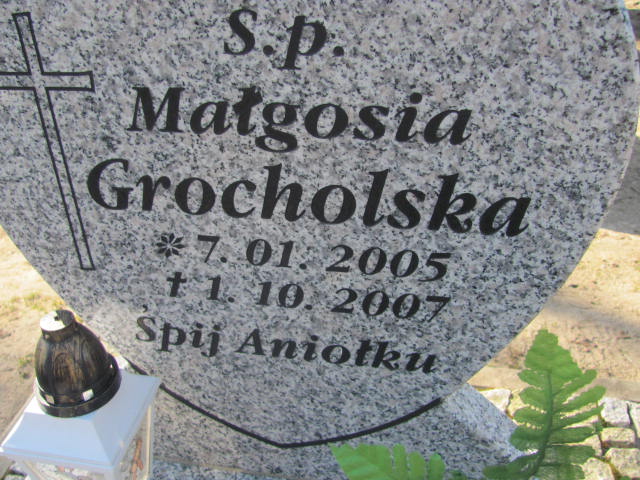 Małgosia Grocholska 2005 Sławno Gmina - Grobonet - Wyszukiwarka osób pochowanych