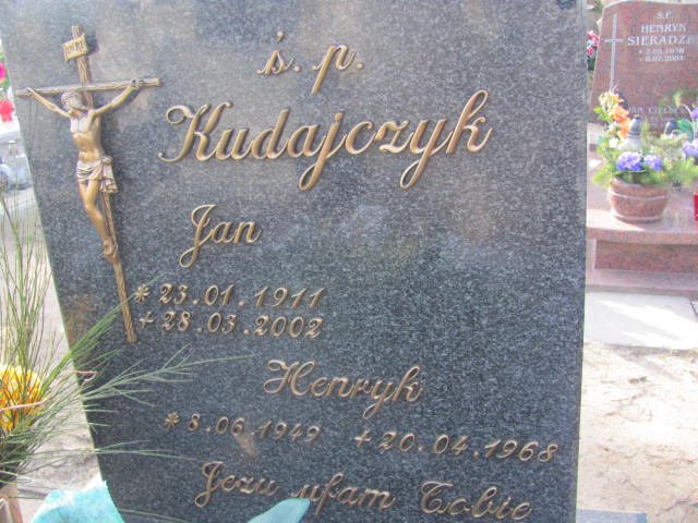 Henryk Kudajczyk 1949 Sławno Gmina - Grobonet - Wyszukiwarka osób pochowanych