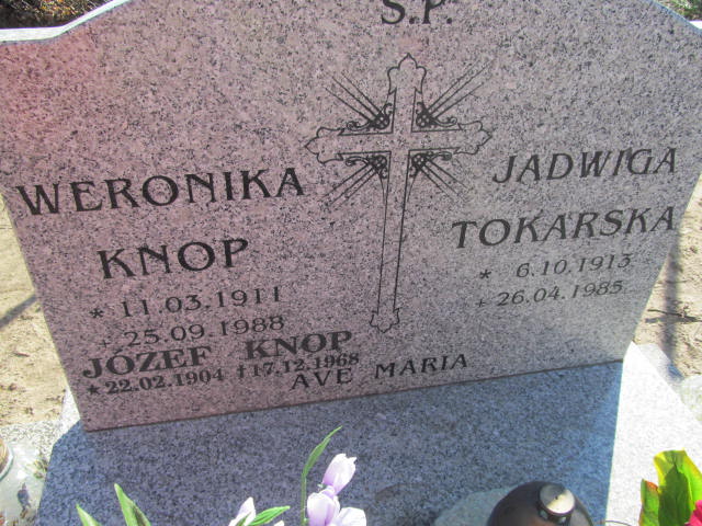 Jadwiga Tokarska 1913 Sławno Gmina - Grobonet - Wyszukiwarka osób pochowanych